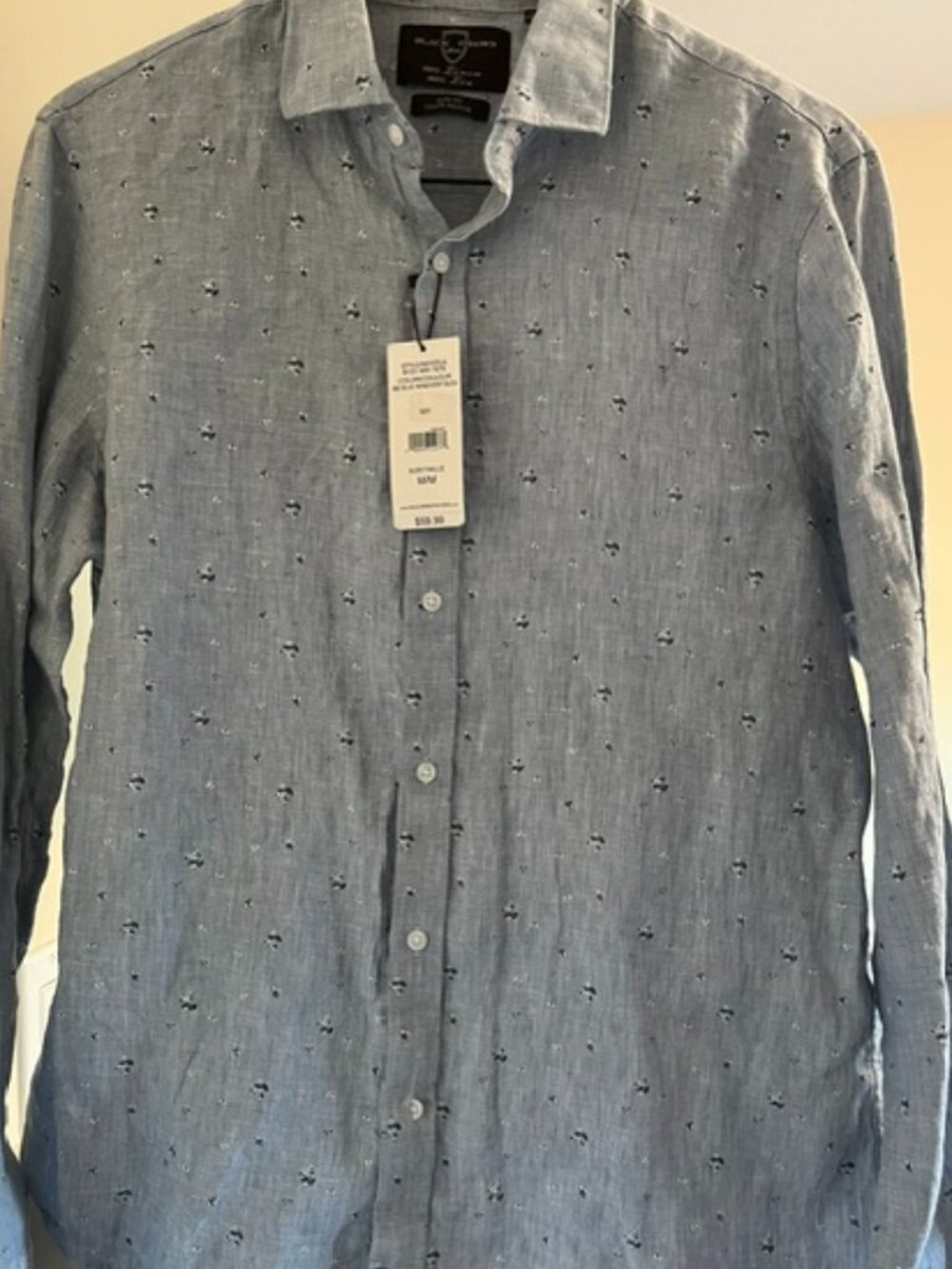 Black and Brown 1826 men’s linen shirt.